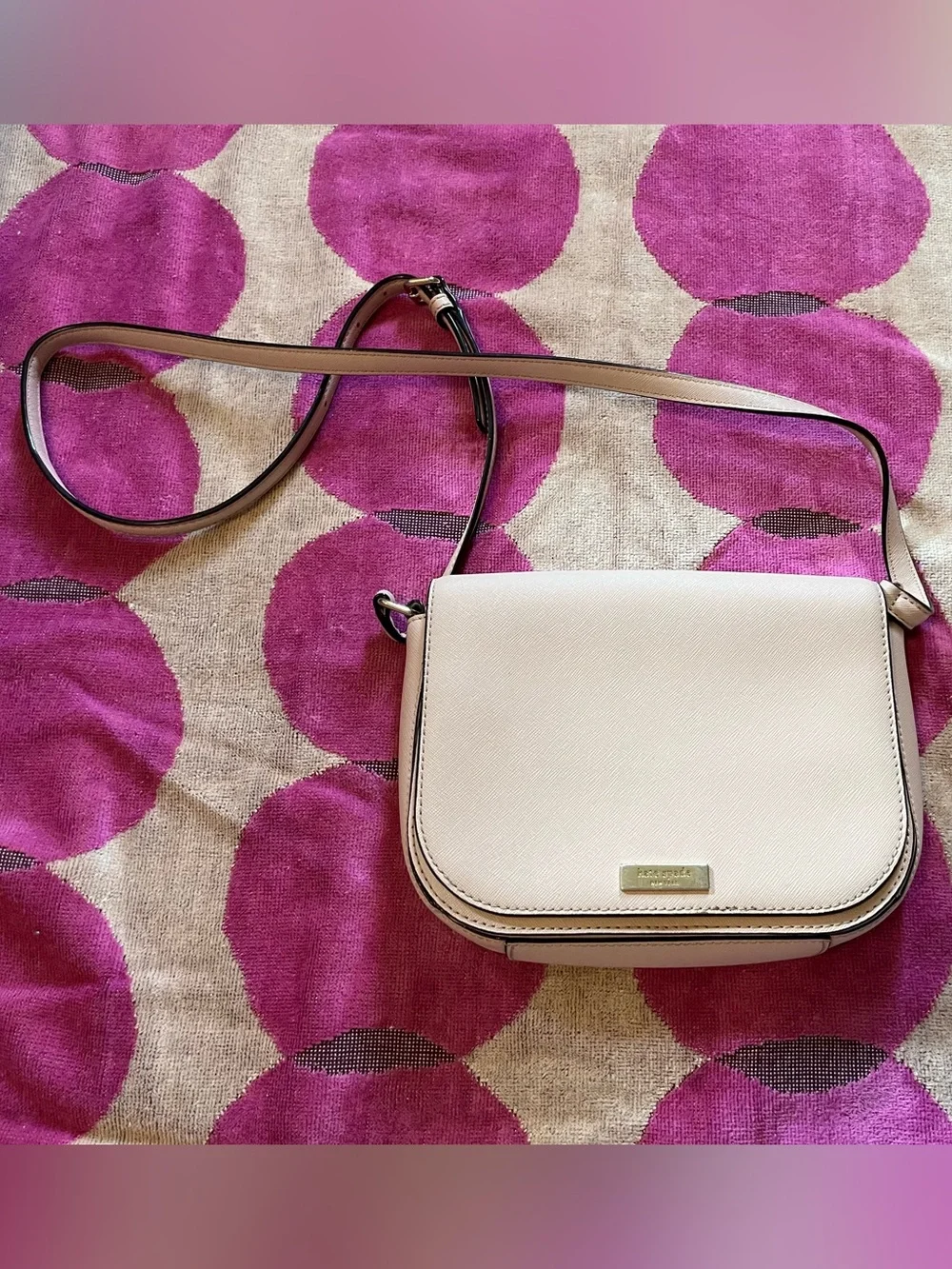 Kate Spade Laurel Way Carsen Crossbody Bag in Almondine